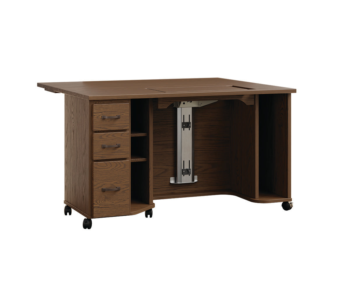 Open Sewing Cabinet