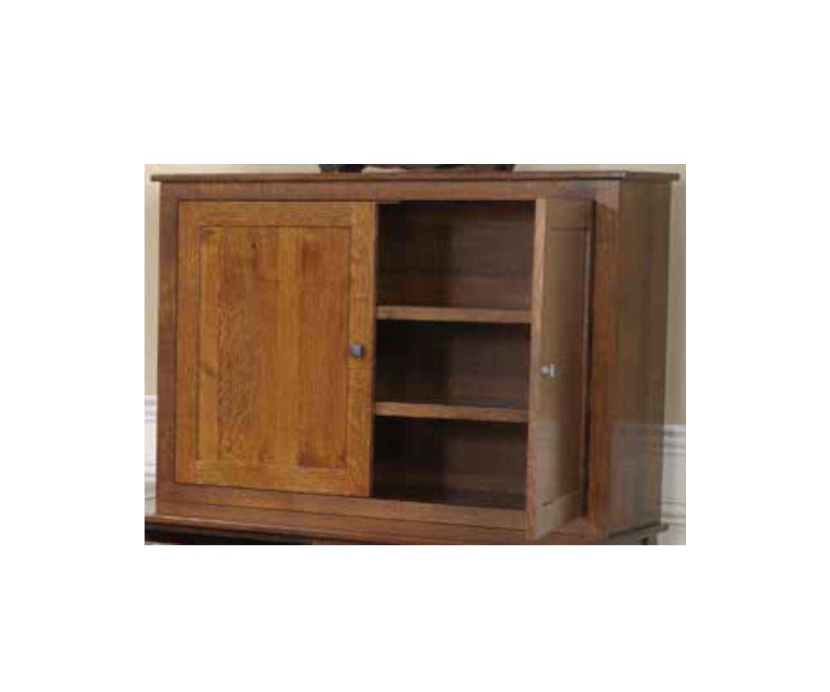 Clark Mission Modular 48" Credenza With Hutch