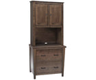 Woodland Shaker Lateral File With Hutch