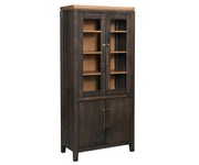 River Falls Bookcase with Glass Doors