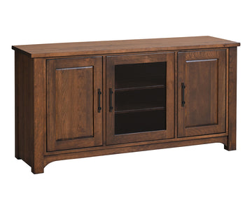 Barn Loft TV Stand – with Doors