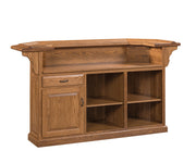 76" Canted Raised Panel Bar