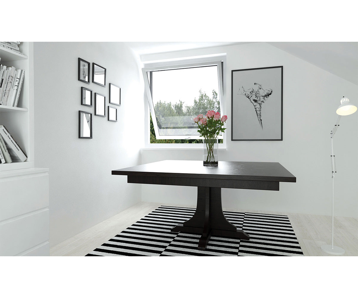 Hermie's 652 Mission Single Pedestal Table - View 2
