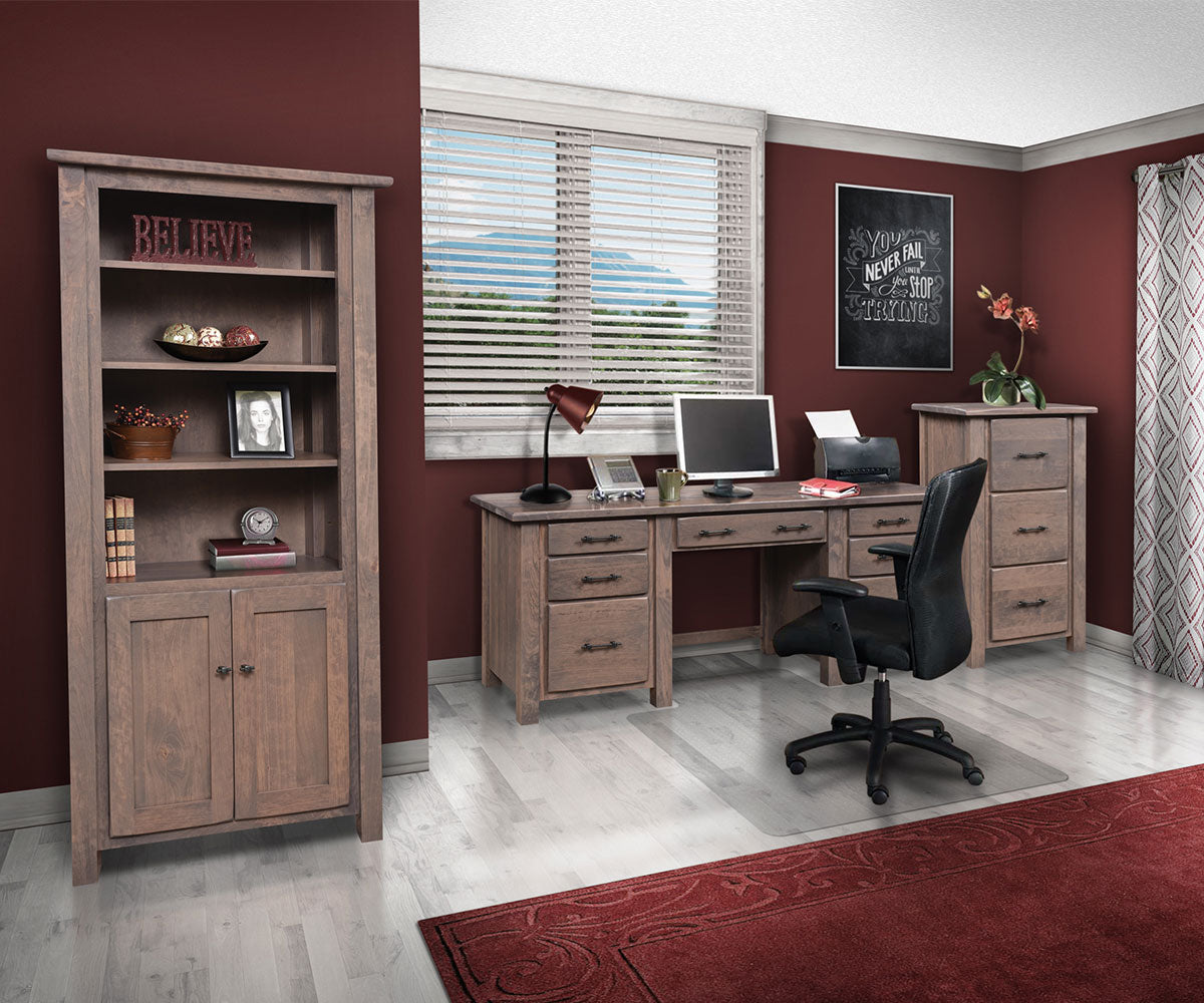 Barn Floor 2 Drawer File Cabinet