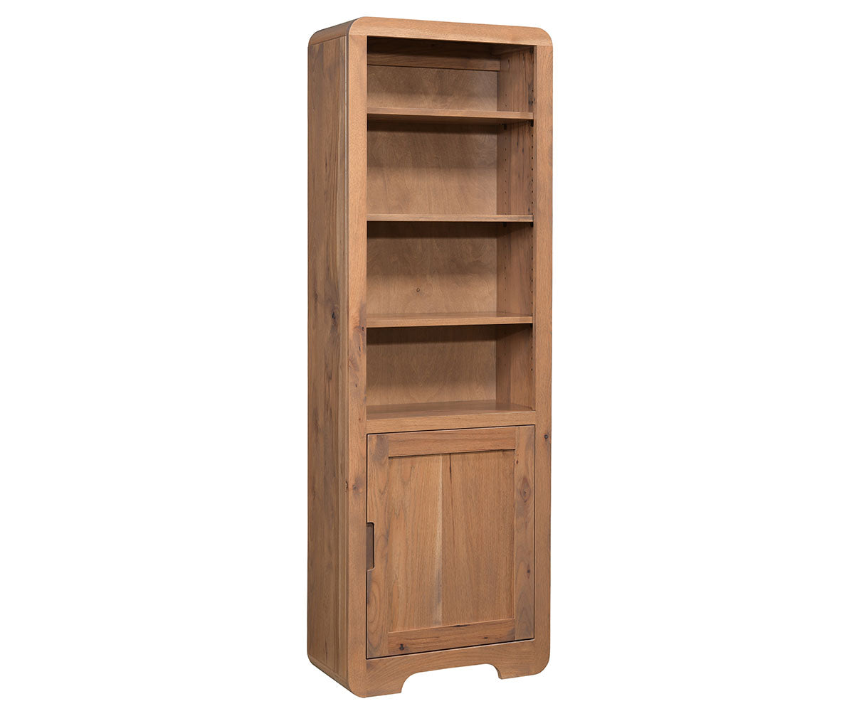 Europa Bookcase With Door - 24"W