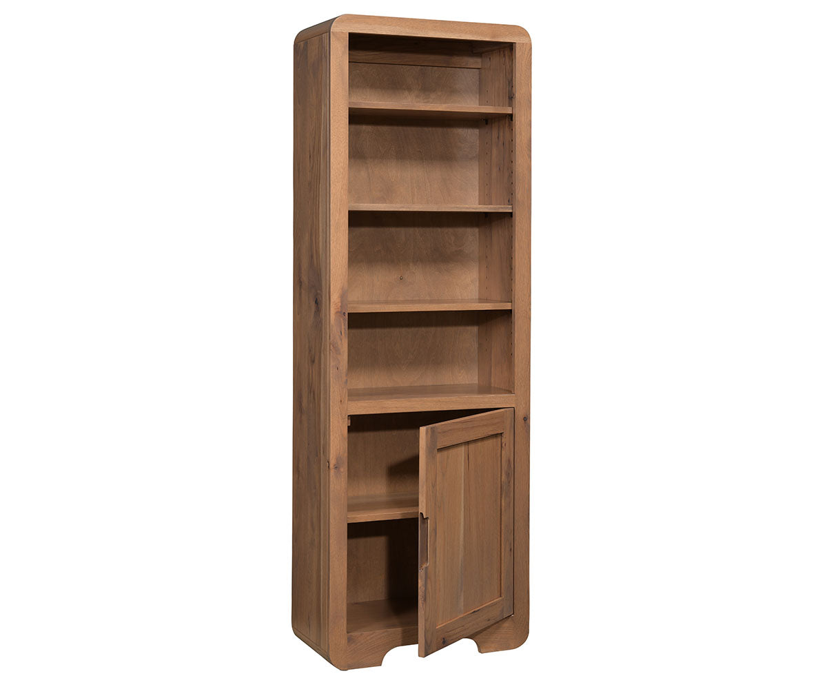 Europa Bookcase With Door - 24"W