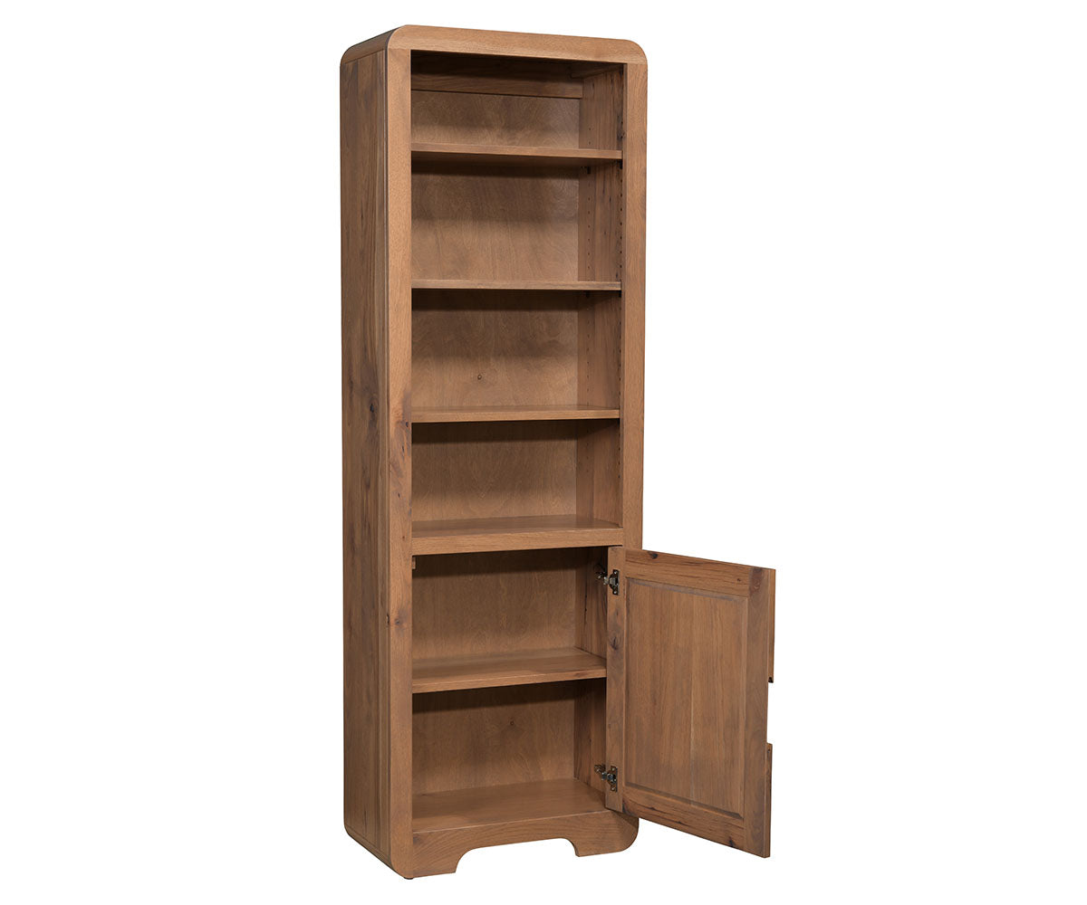 Europa Bookcase With Door - 24"W