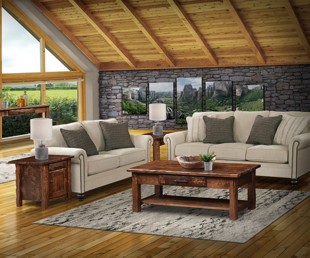 Hand Hewn Coffee Table