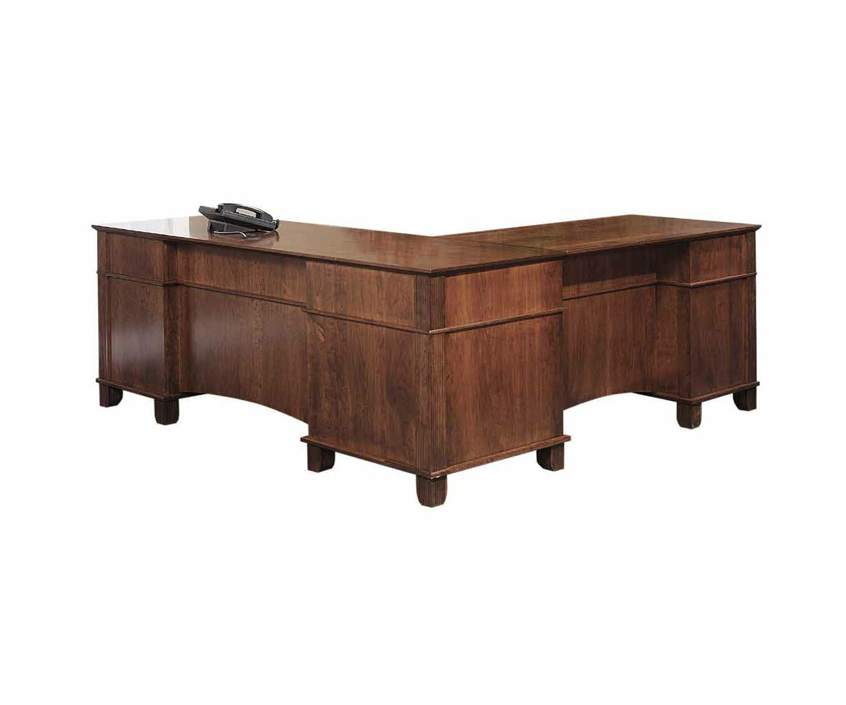 Arlington L-Desk With Hutch