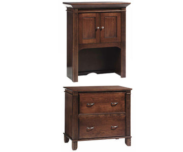 Arlington Lateral File Cabinet With Hutch