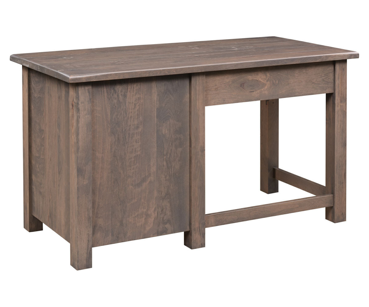 Barn Floor Single Pedestal Desk