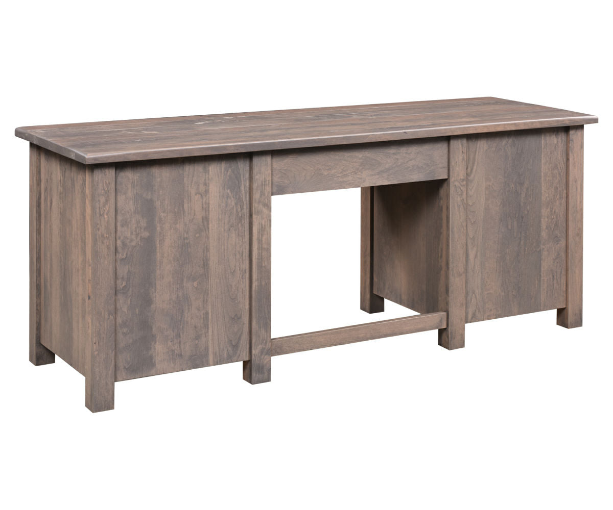 Barn Floor Double Pedestal Desk