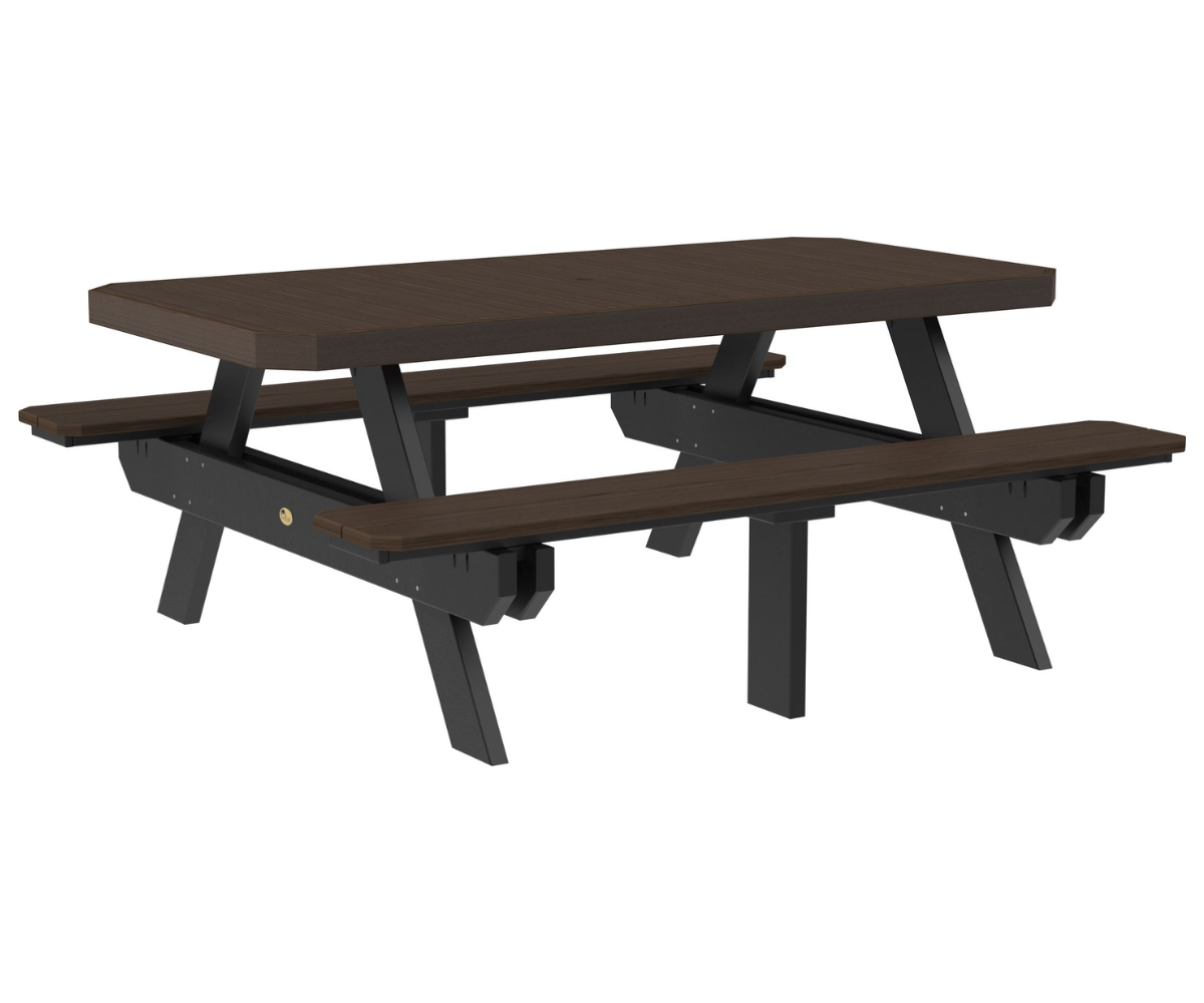 6' Rectangular Picnic Table