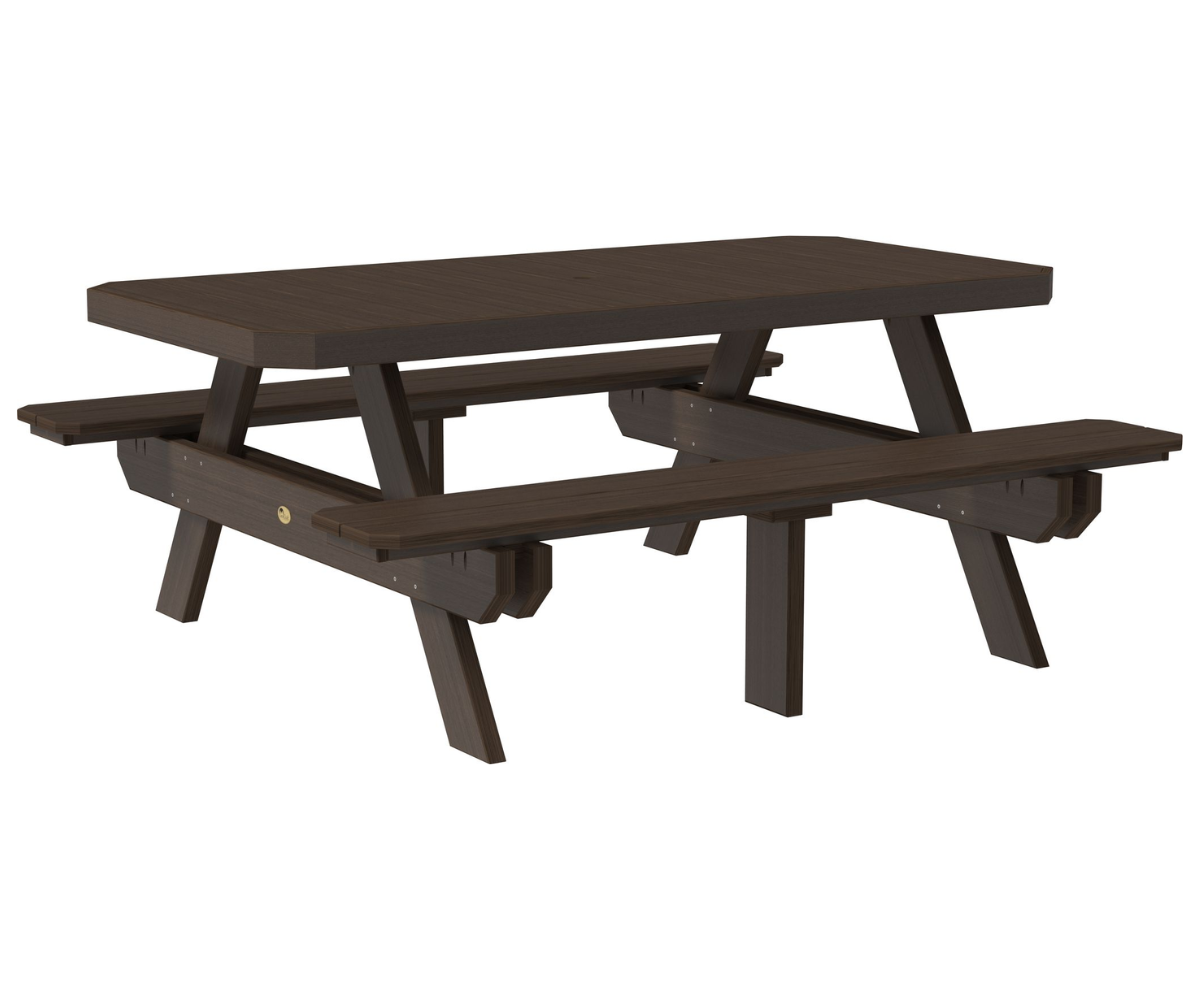 6' Rectangular Picnic Table