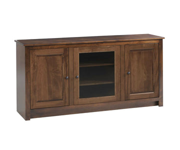 Berlin TV Stand – with Smoked Glass Center Door