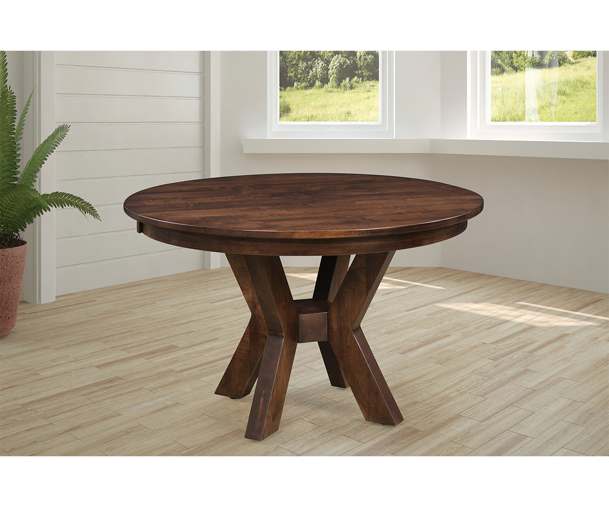 Hermie's Bradley Single Pedestal Table - View 2