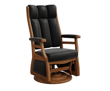 Paris High Back Swivel Glider