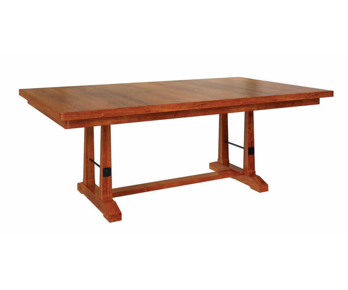 Hermie's Carla Elizabeth Double Pedestal - Amish Handcrafted Solid Wood