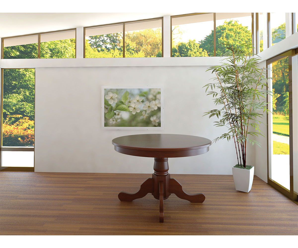 Hermie's Colonial Single Pedestal Table - View 2