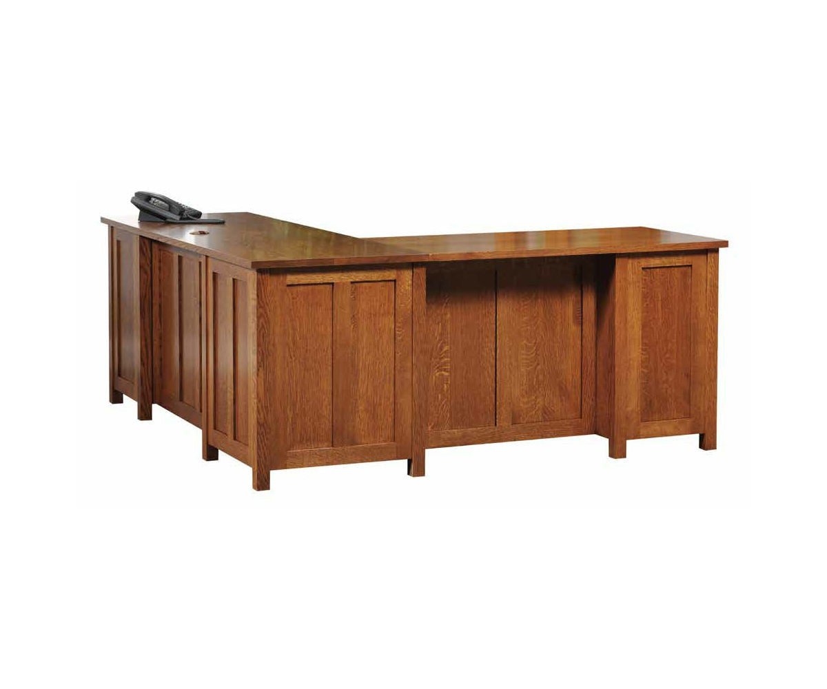Coventry Mission L Desk With Hutch