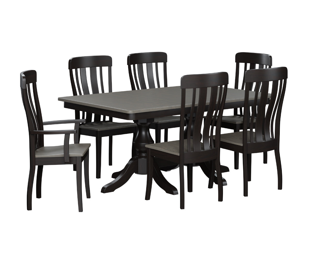 Denver Double Pedestal Table