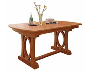 Hermie's Empire Double Pedestal Table - Amish Handcrafted Solid Wood