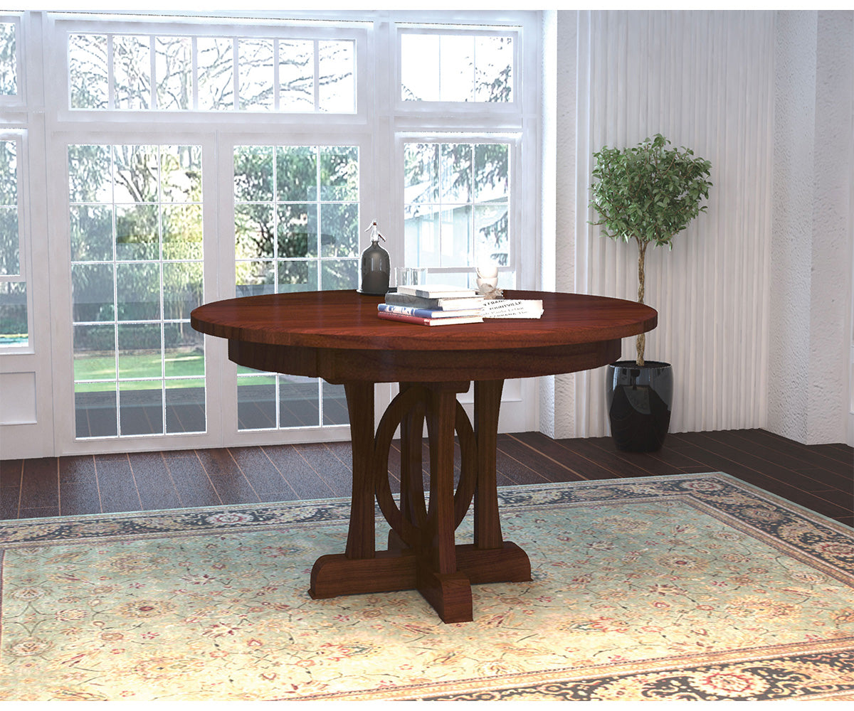 Hermie's Empire Single Pedestal Table - View 2
