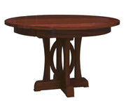Hermie's Empire Single Pedestal Table - Amish Handcrafted Solid Wood