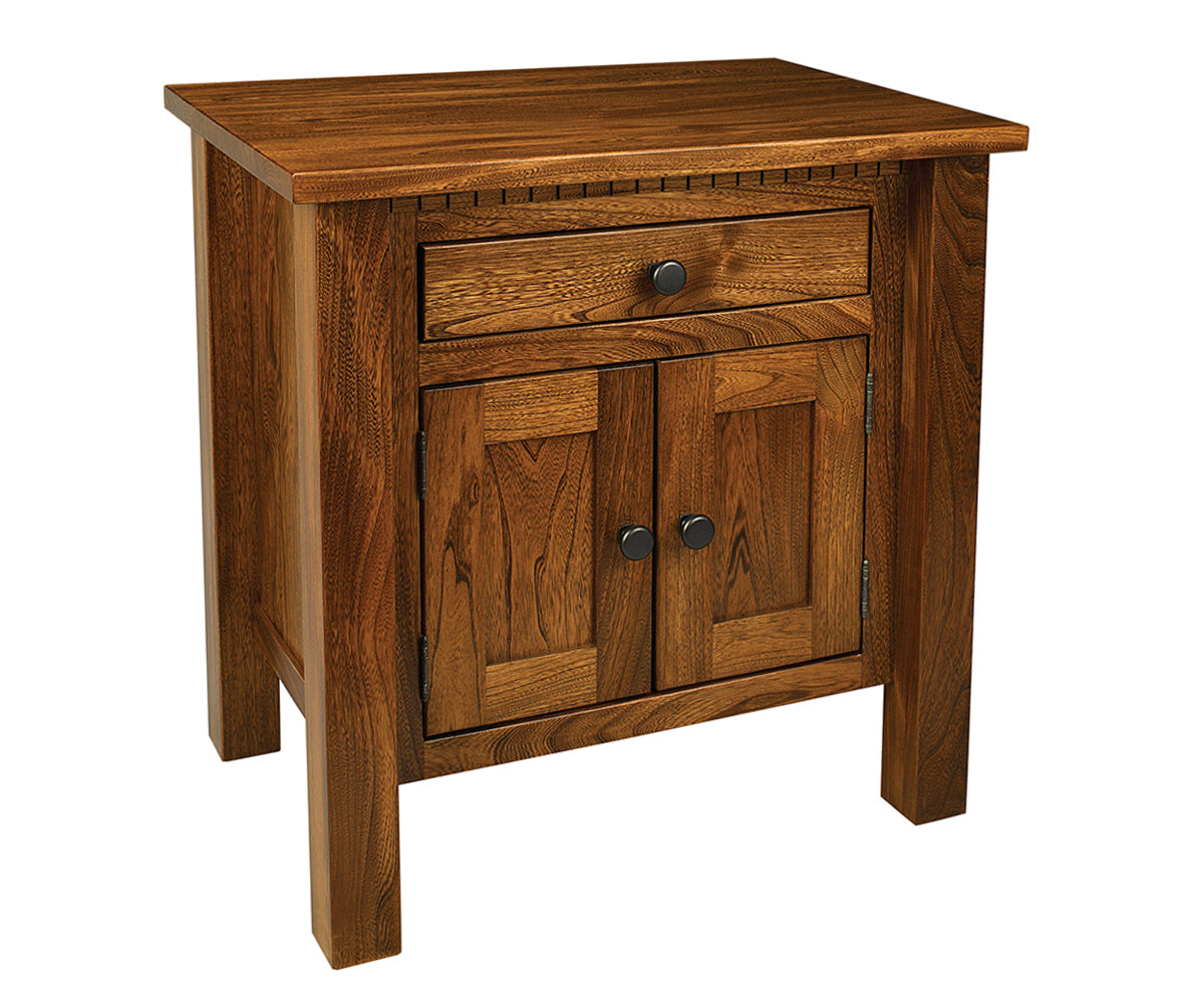 Lindholt One Drawer, Two Door Nightstand