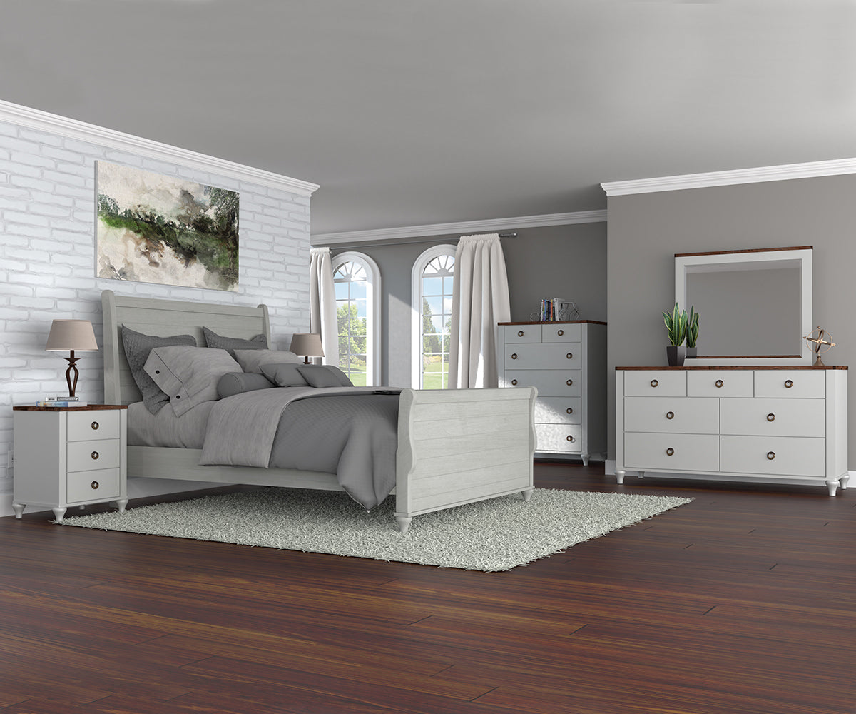 Alcan Sleigh Bed
