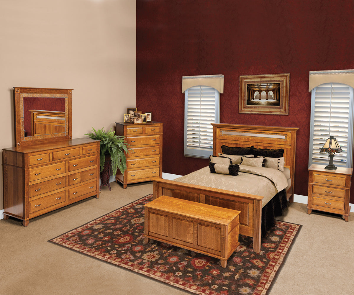 Arlington Three Drawer Nightstand