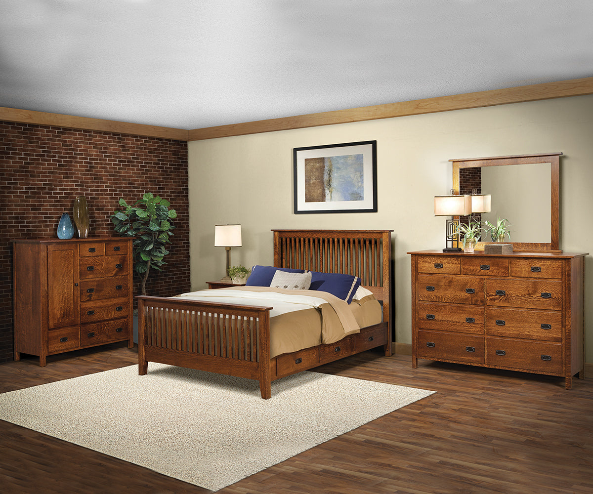 Elkins Three Drawer Nightstand