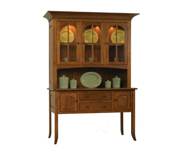 Bunker Hill 3 Door Hutch – Drawer Base