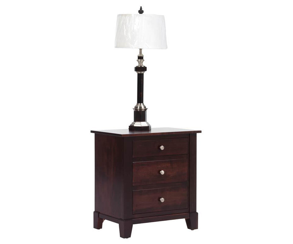 Millcraft Greenwich 24'' Nightstand - Amish Handcrafted Solid Wood