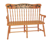 Pressback Bench
