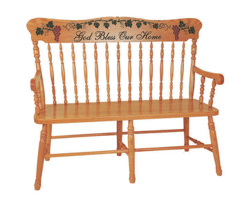 Pressback Bench