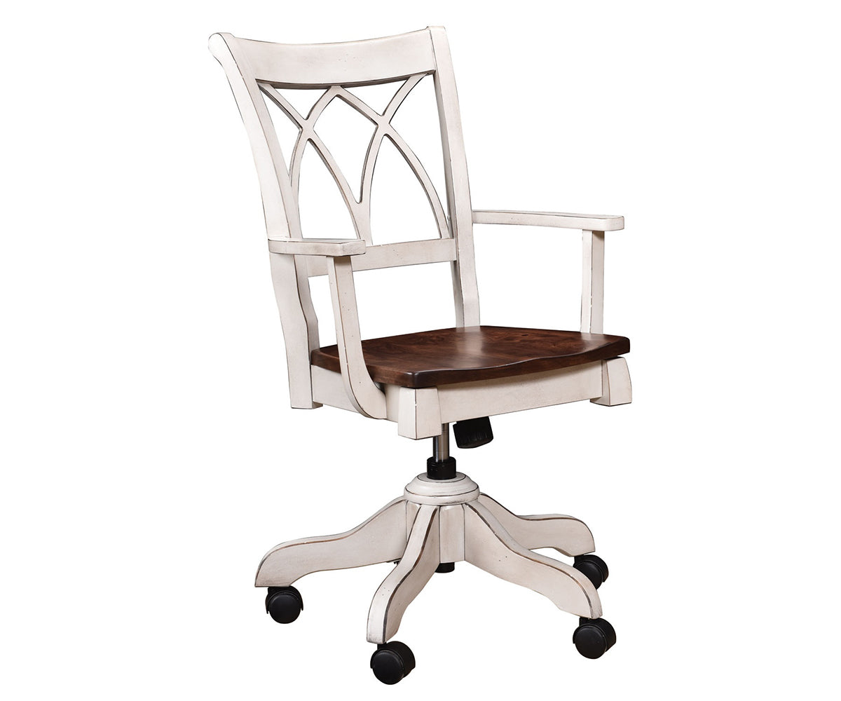 Double X Gas Lift Desk Chair