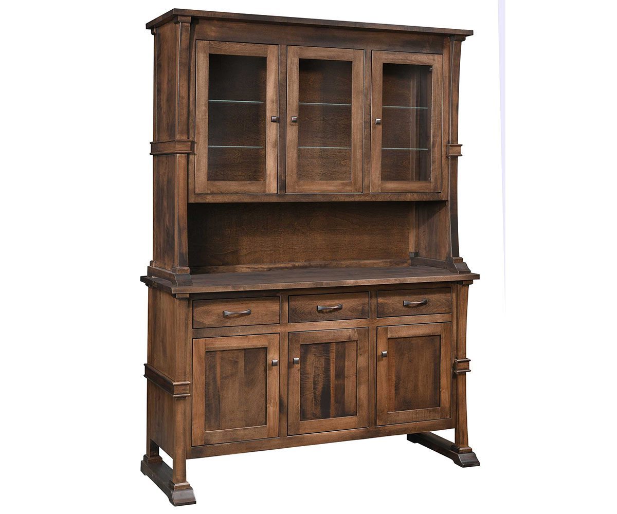 Hermie's Bowerston Hutch - Amish Handcrafted Solid Wood