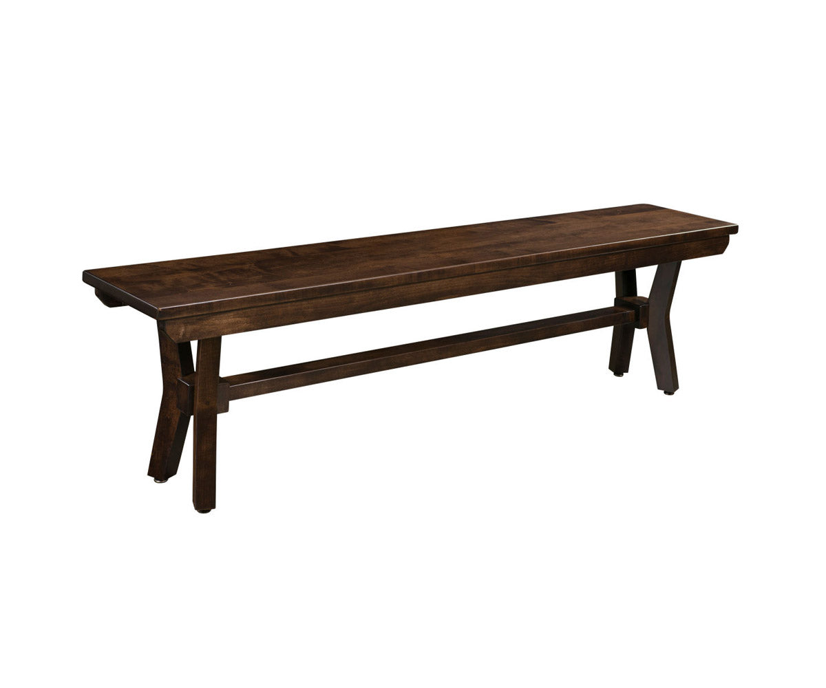 Hermie's Bradley Bench - Amish Handcrafted Solid Wood