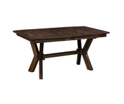 Hermie's Bradley Double Pedestal Table - Amish Handcrafted Solid Wood