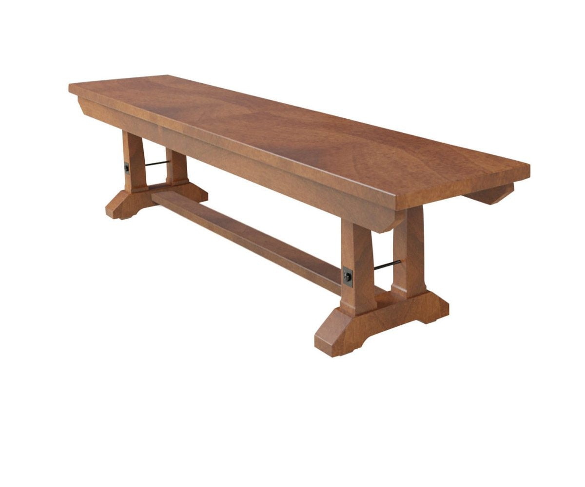 Hermie's Carla Elizabeth Bench - Amish Handcrafted Solid Wood