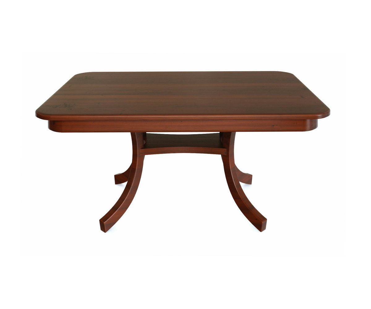 Hermie's Carlisle Double Pedestal Table - Amish Handcrafted Solid Wood