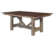 Hermie's Coastal Double Pedestal Table - Amish Handcrafted Solid Wood