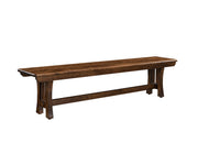 Hermie's Curved Mission Bench - Amish Handcrafted Solid Wood