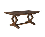 Hermie's Diamond Double Pedestal Table - Amish Handcrafted Solid Wood