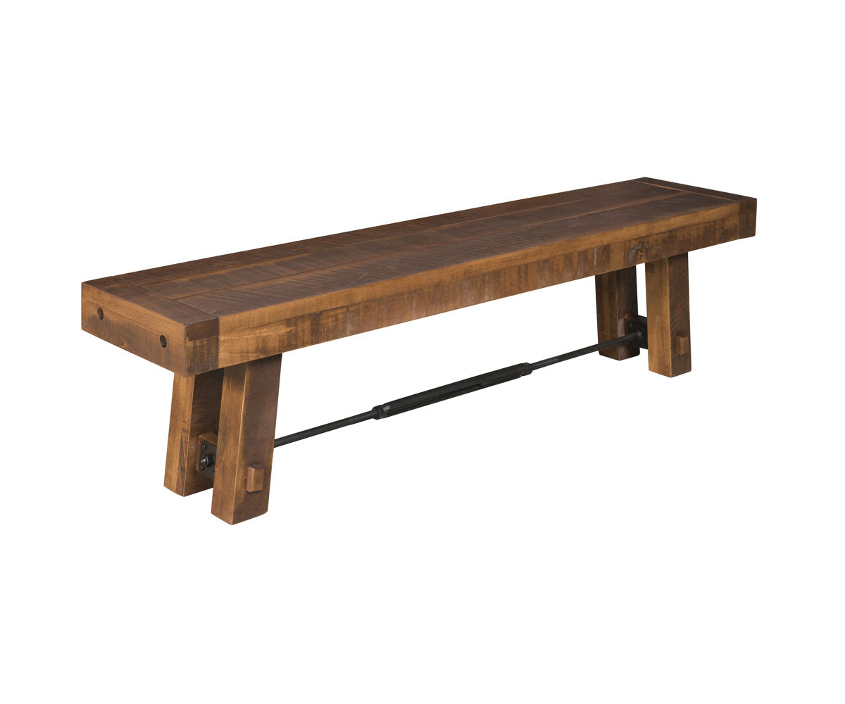 Hermie's Edison Bench - Amish Handcrafted Solid Wood