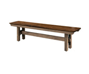 Hermie's Frontier Bench - Amish Handcrafted Solid Wood
