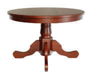 Hermie's Colonial Single Pedestal Table - Amish Handcrafted Solid Wood