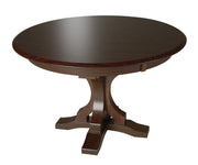 Hermie's Gatlin Single Pedestal Table - Amish Handcrafted Solid Wood