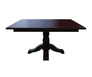 Hermie's Square Tulip Single Pedestal Table - Amish Handcrafted Solid Wood